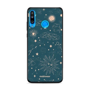 Lesklý kryt Mobiwear Glossy - Huawei P30 Lite - G047G - Magický vesmír