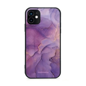 Lesklý kryt Mobiwear Glossy - Apple iPhone 11 - G050G - Fialový mramor