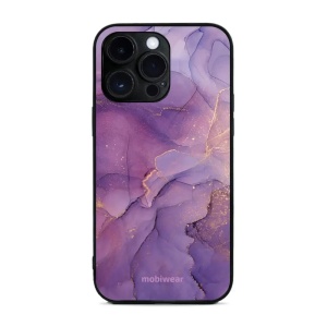 Lesklý kryt Mobiwear Glossy - Apple iPhone 14 Pro Max - G050G - Fialový mramor