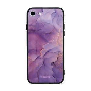 Lesklý kryt Mobiwear Glossy - Apple iPhone 7 - G050G - Fialový mramor