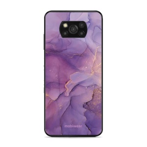 Lesklý kryt Mobiwear Glossy - Xiaomi POCO X3 NFC - G050G - Fialový mramor