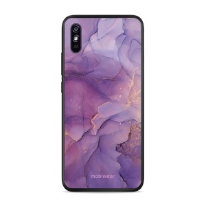 Lesklý kryt Mobiwear Glossy - Xiaomi Redmi 9A - G050G - Fialový mramor
