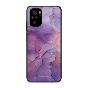 Lesklý kryt Mobiwear Glossy - Xiaomi Redmi Note 10 - G050G - Fialový mramor