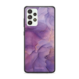 Lesklý kryt Mobiwear Glossy - Samsung Galaxy A52S 5G - G050G - Fialový mramor