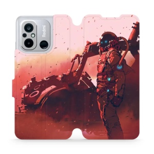 Flipové pouzdro Mobiwear - Xiaomi Redmi 12C - MA09S Průzkumník s červeným vozítkem