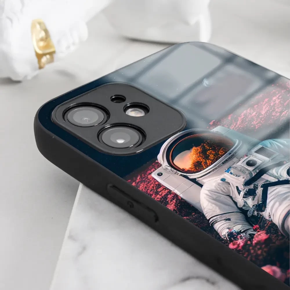 Prémiový lesklý kryt Mobiwear Glossy na mobil Xiaomi Redmi 6A - G002G Astronaut v růžích - VÝPRODEJ