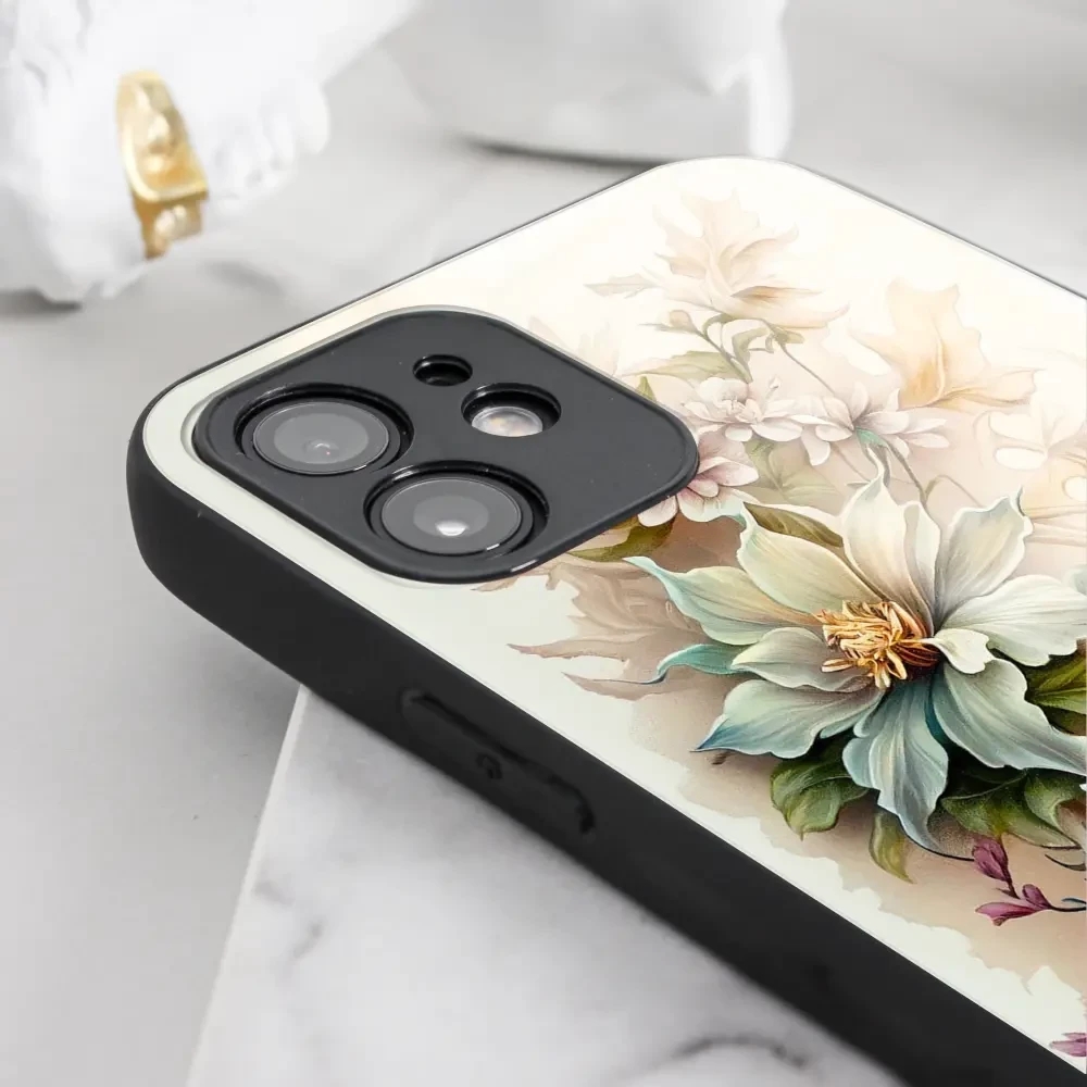 Lesklý kryt Mobiwear Glossy - Xiaomi Redmi 6 - G014G Krémové květy