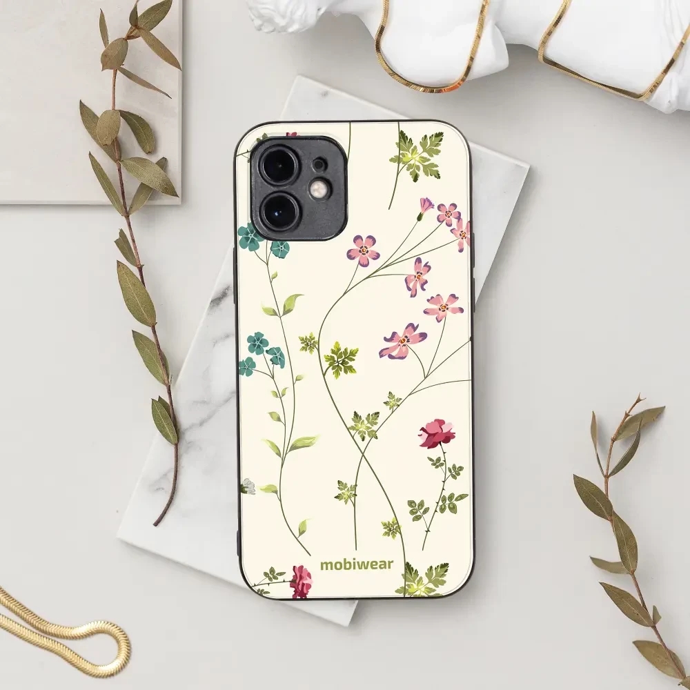 Lesklý kryt Mobiwear Glossy - Honor 10 - G035G - Tenké rostlinky s květy