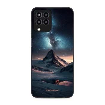 Prémiový lesklý kryt Mobiwear Glossy na mobil Samsung Galaxy M33 5G - G006G Hora s hvězdnou oblohou - VÝPRODEJ