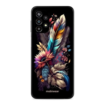 Lesklý kryt Mobiwear Glossy - Samsung Galaxy A23 / A23 5G - G011G Kytice s pírkem