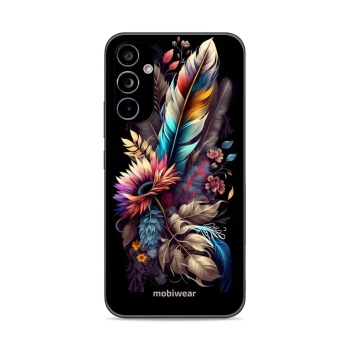 Lesklý kryt Mobiwear Glossy - Samsung Galaxy A34 5G - G011G Kytice s pírkem