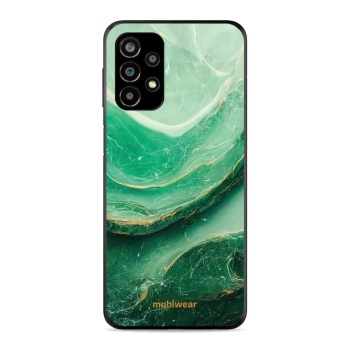 Lesklý kryt Mobiwear Glossy - Samsung Galaxy A23 / A23 5G - G023G - Zelený mramor