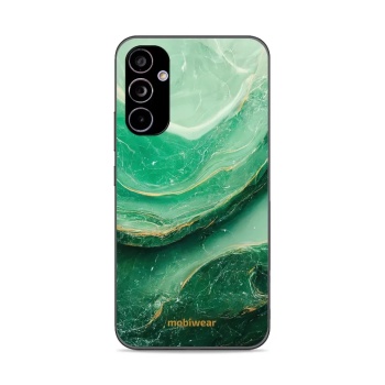 Lesklý kryt Mobiwear Glossy - Samsung Galaxy A34 5G - G023G - Zelený mramor