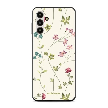 Prémiový lesklý kryt Mobiwear Glossy na mobil Samsung Galaxy A13 5G / Samsung Galaxy A04s - G035G - Tenké rostlinky s květy