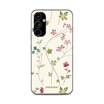 Lesklý kryt Mobiwear Glossy - Samsung Galaxy A34 5G - G035G - Tenké rostlinky s květy