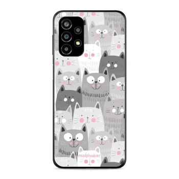 Lesklý kryt Mobiwear Glossy - Samsung Galaxy A23 / A23 5G - G045G - Kočičky