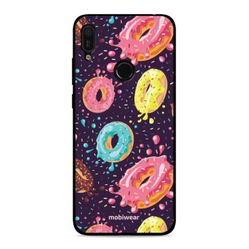 Lesklý kryt Mobiwear Glossy - Huawei Y6 2019 / Honor 8A - G046G - Donutky