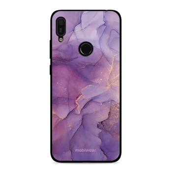 Lesklý kryt Mobiwear Glossy - Huawei Y6 2019 / Honor 8A - G050G - Fialový mramor