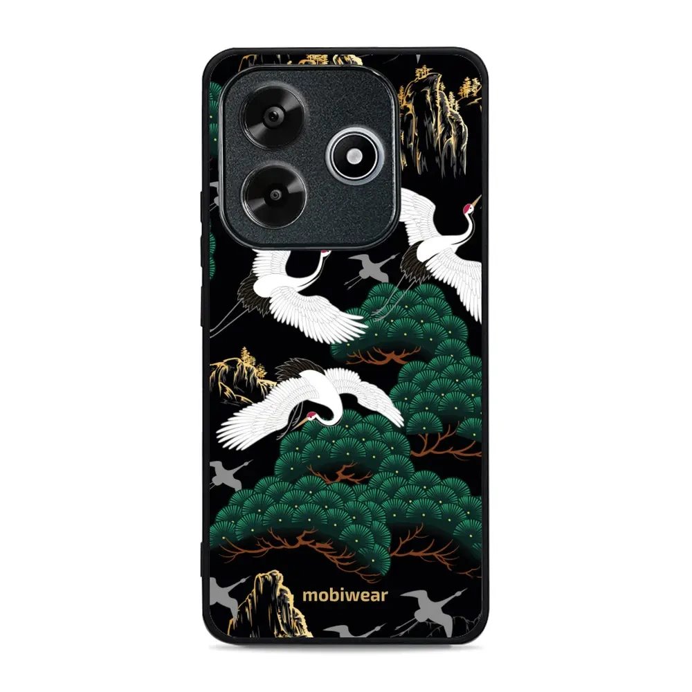 Lesklý kryt Mobiwear Glossy - Xiaomi Redmi Note 14 5G - G042G - Jeřábi