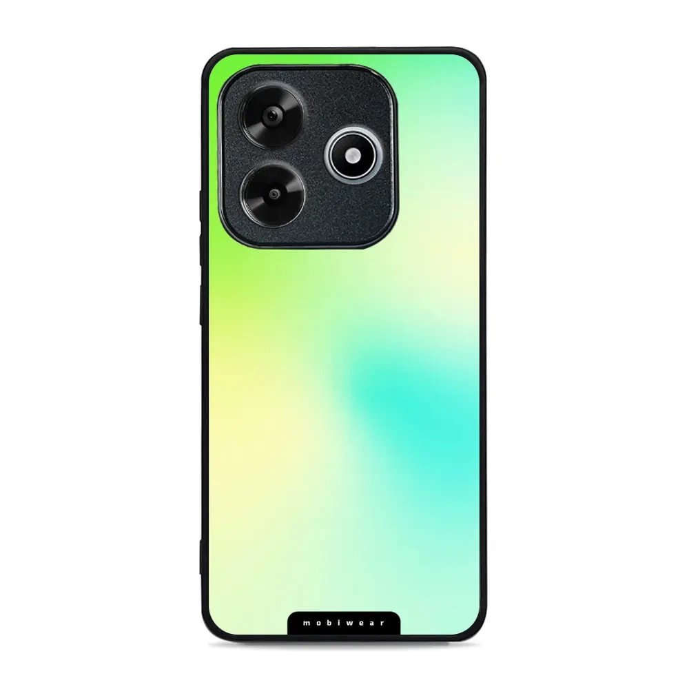 Lesklý kryt Mobiwear Glossy - Xiaomi Redmi Note 14 5G - G062G Zelenkavý odstín - VÝPRODEJ