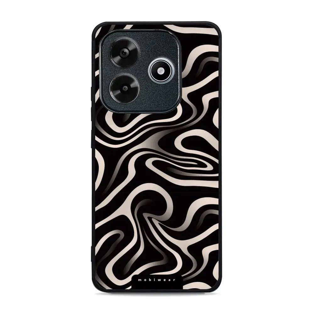 Lesklý kryt Mobiwear Glossy - Xiaomi Redmi Note 14 5G - GA63G Vlnky a linky