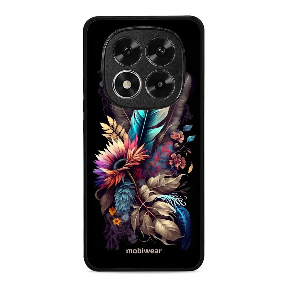 Lesklý kryt Mobiwear Glossy - Xiaomi Redmi Note 14 Pro 5G - G011G Kytice s pírkem