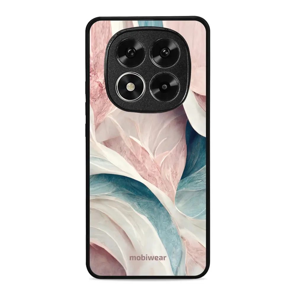 Lesklý kryt Mobiwear Glossy - Xiaomi Redmi Note 14 Pro 5G - G026G - Růžový a zelenkavý mramor
