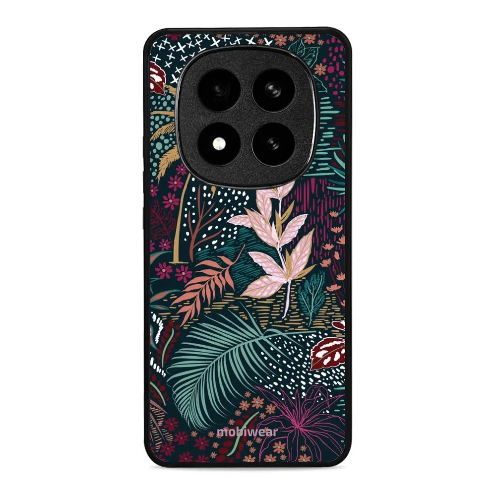 Lesklý kryt Mobiwear Glossy - Xiaomi Redmi Note 14 Pro Plus 5G - G043G - Temná flóra