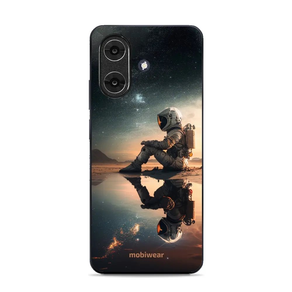 Lesklý kryt Mobiwear Glossy - Realme Note 60 - G003G Astronaut na samotce
