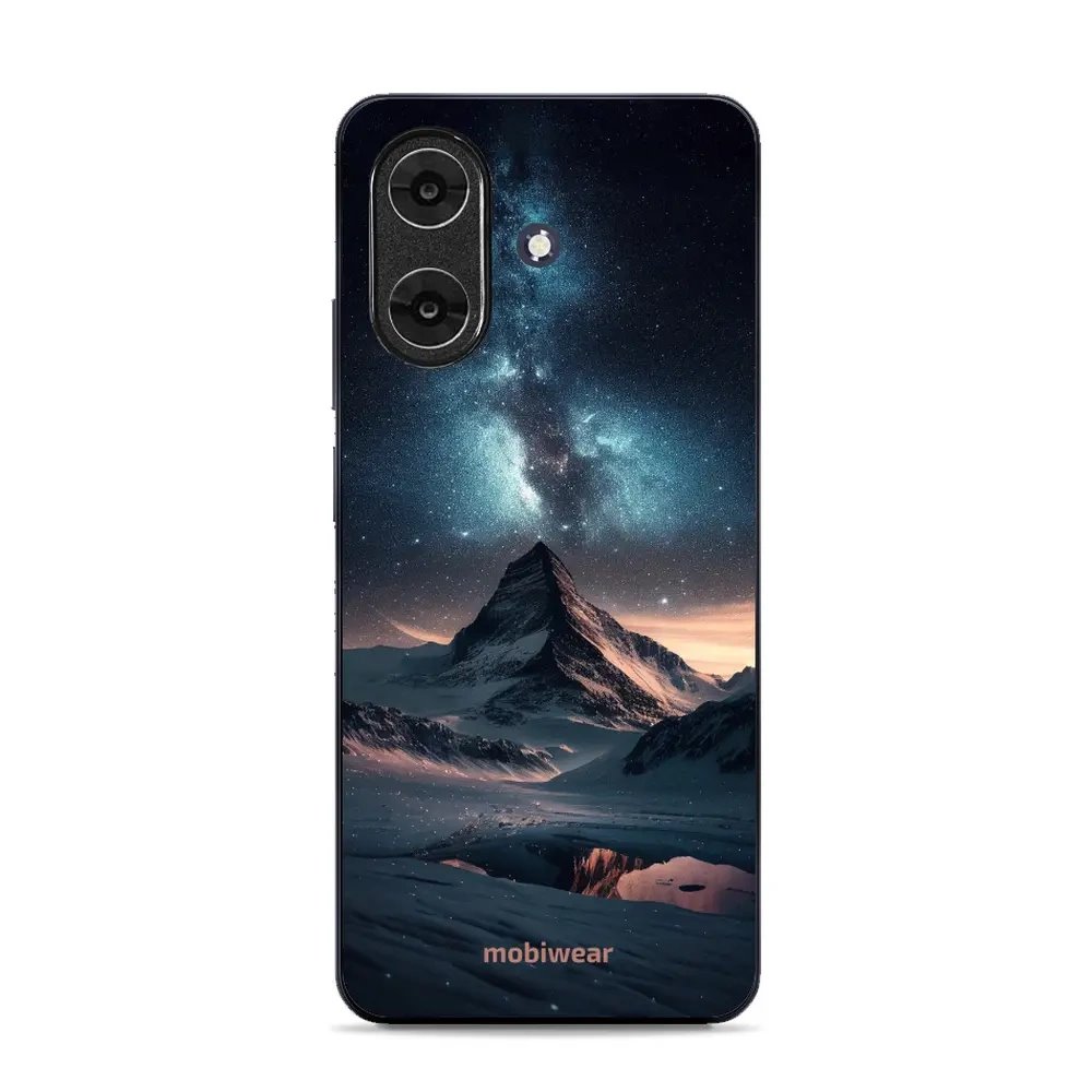 Lesklý kryt Mobiwear Glossy - Realme Note 60 - G006G Hora s hvězdnou oblohou