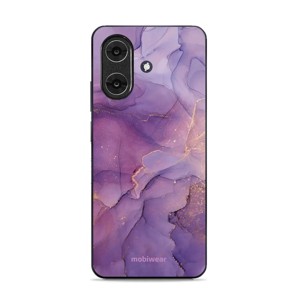 Lesklý kryt Mobiwear Glossy - Realme Note 60 - G050G - Fialový mramor