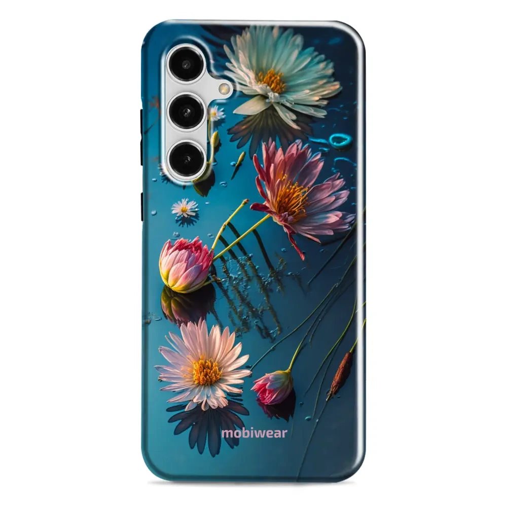 Odolný obal Mobiwear Elite Pro - Samsung Galaxy S24 FE - E013E Květy na hladině