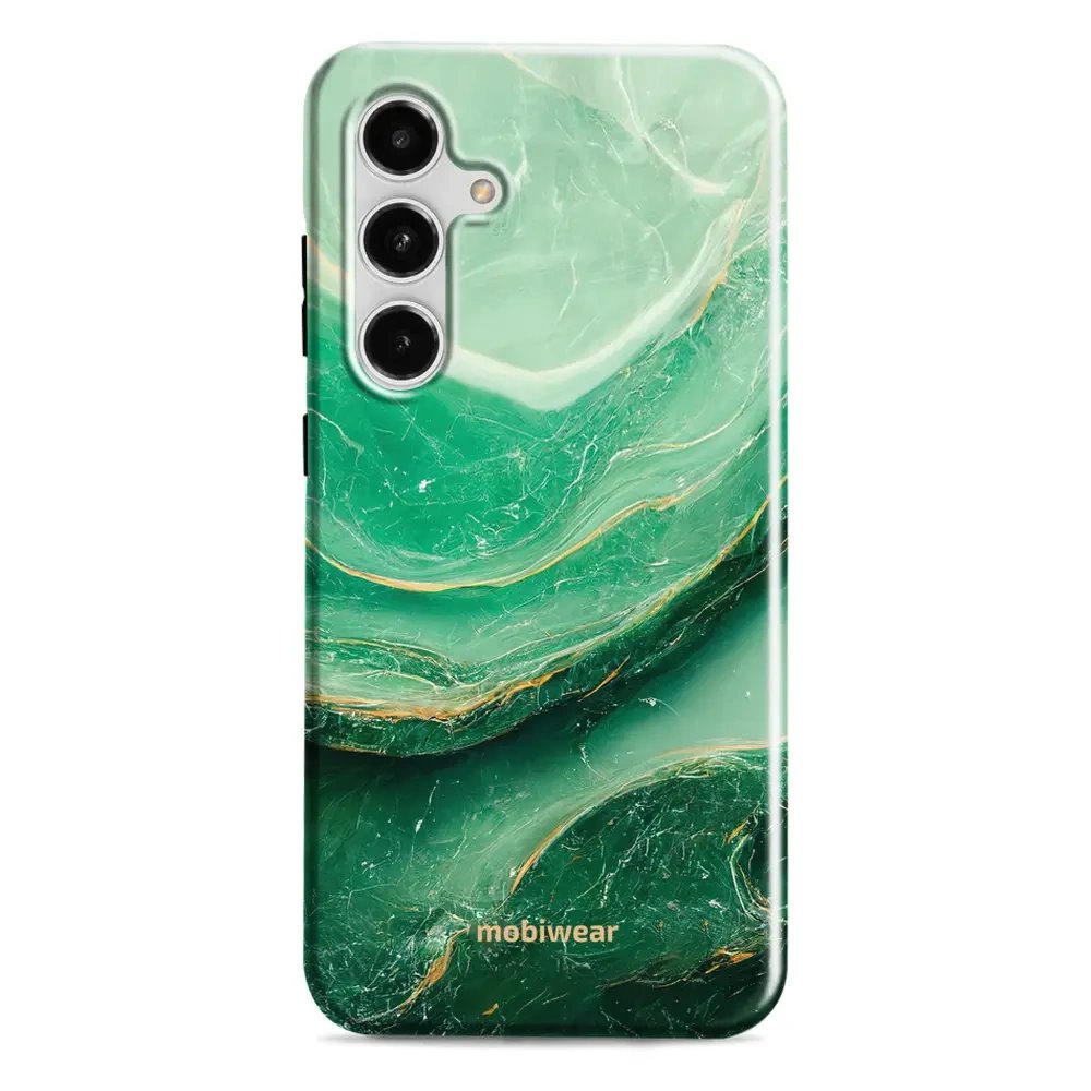 Odolný obal Mobiwear Elite Pro - Samsung Galaxy S24 FE - EP38E Zelený mramor