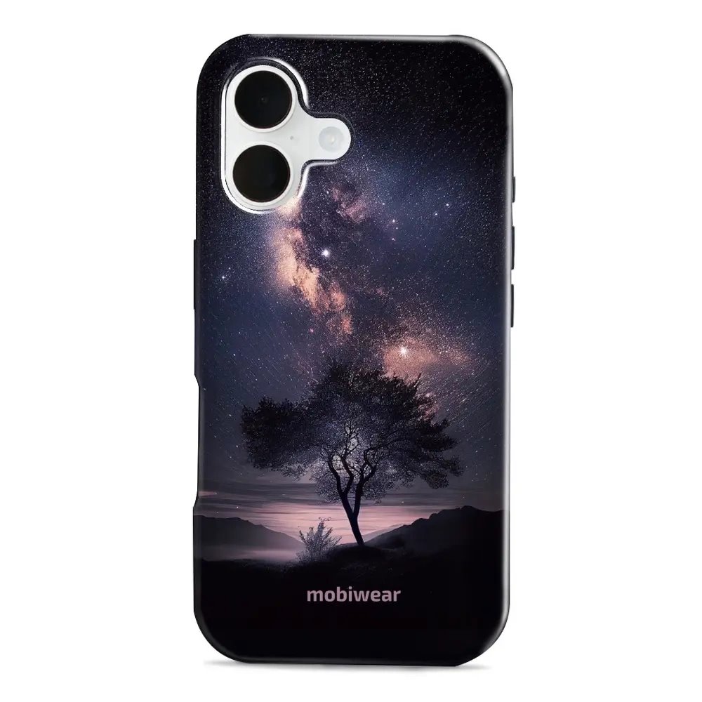 Odolný obal Mobiwear Elite Pro - Apple iPhone 16 - E005E Strom s galaxií
