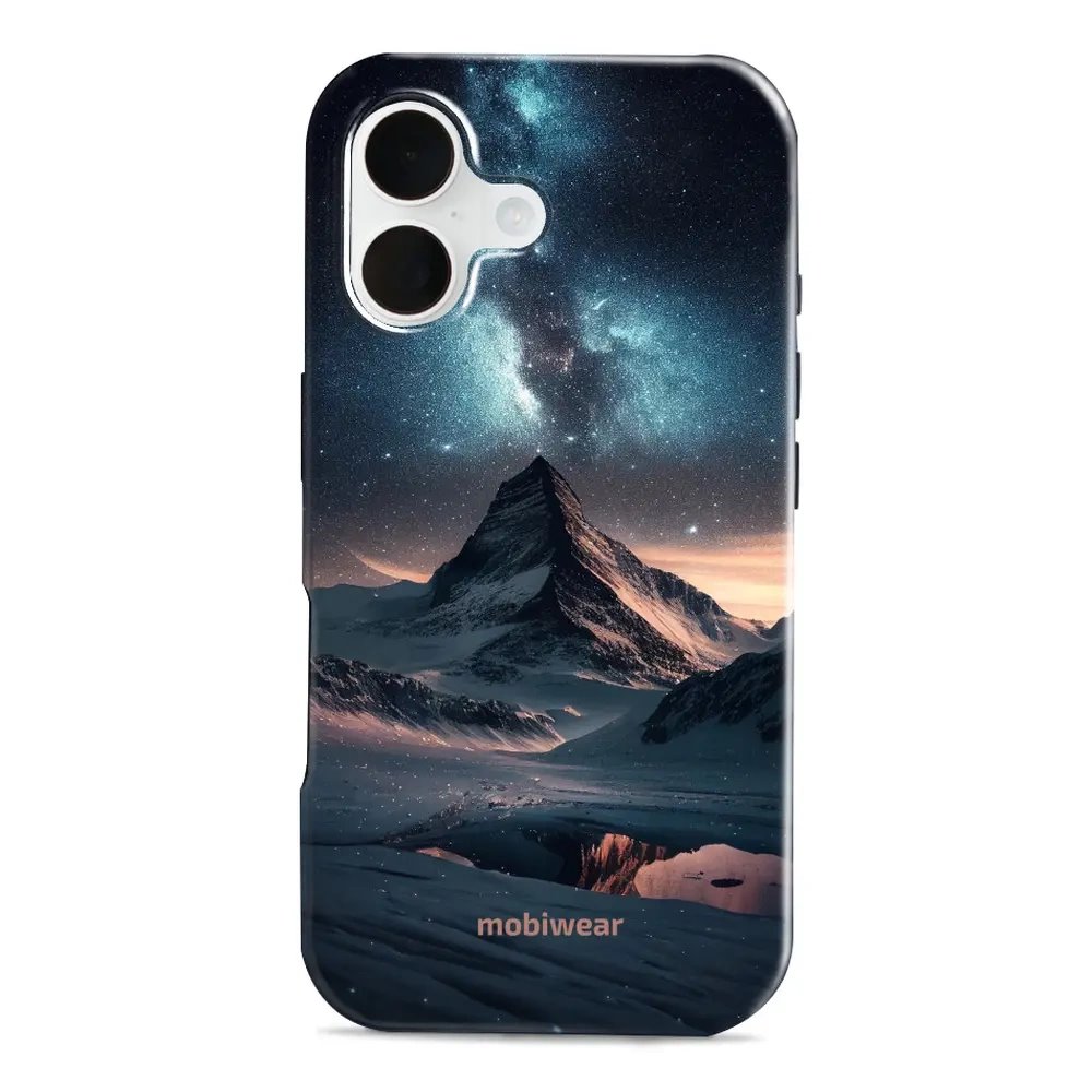 Odolný obal Mobiwear Elite Pro - Apple iPhone 16 - E006E Hora s hvězdnou oblohou