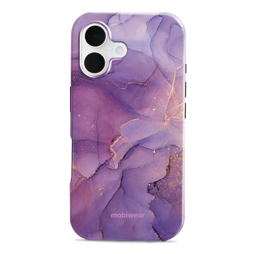 Odolný obal Mobiwear Elite Pro - Apple iPhone 16 - EP20E Fialový mramor