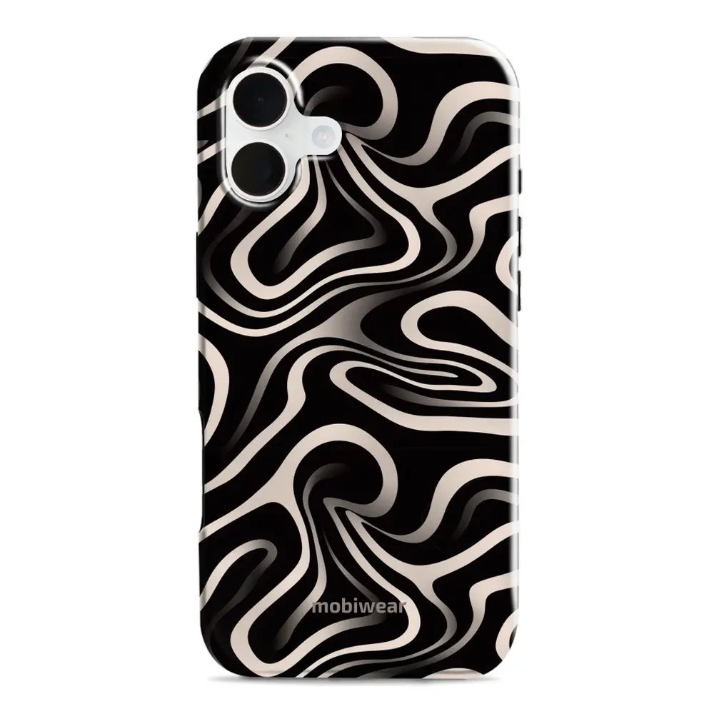 Odolný obal Mobiwear Elite Pro - Apple iPhone 16 Plus - EA68E Vlnky a linky