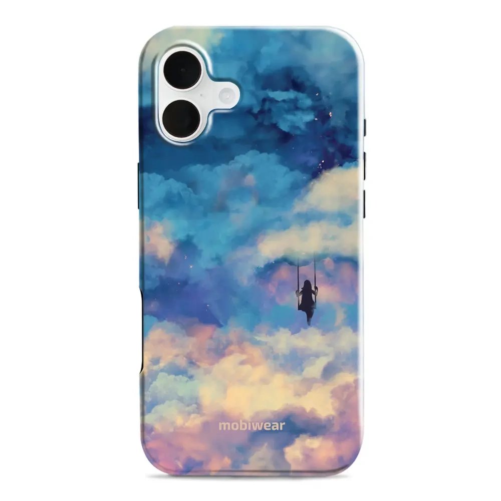 Odolný obal Mobiwear Elite Pro - Apple iPhone 16 Plus - ER09E Dívka na houpačce v oblacích