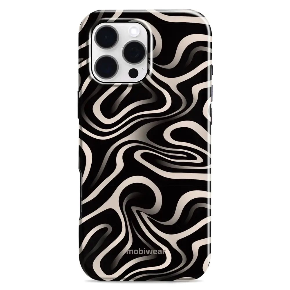 Odolný obal Mobiwear Elite Pro - Apple iPhone 16 Pro Max - EA68E Vlnky a linky