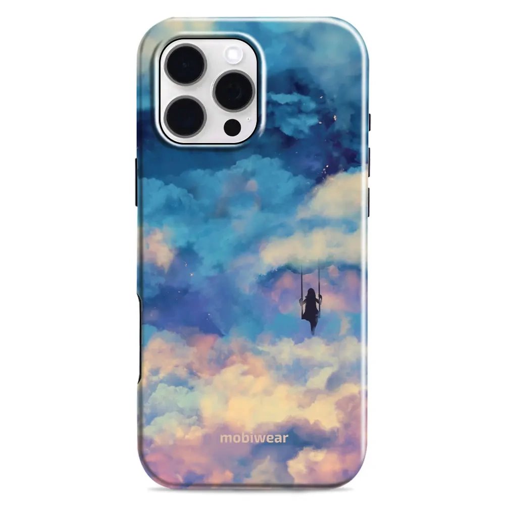 Odolný obal Mobiwear Elite Pro - Apple iPhone 16 Pro Max - ER09E Dívka na houpačce v oblacích