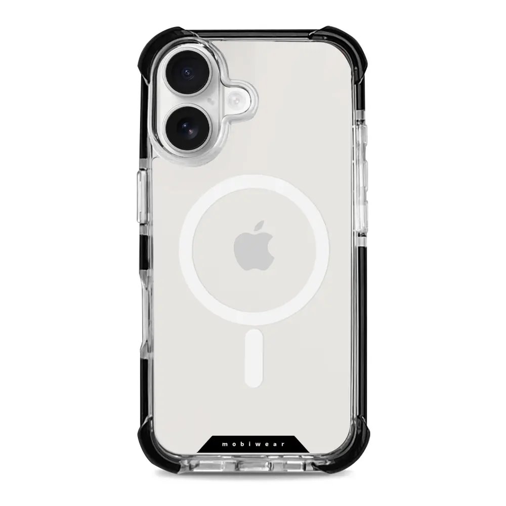 Odolný obal Mobiwear MagSafe Elite Bumper - Apple iPhone 16 - D001D Čiré