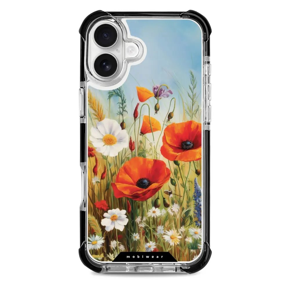 Odolný obal Mobiwear MagSafe Elite Bumper - Apple iPhone 16 Plus - D010D Letní louka