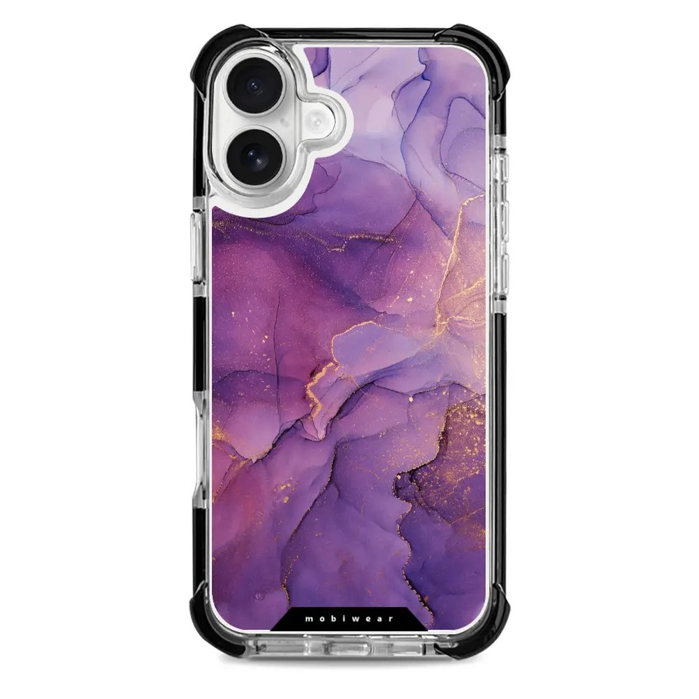 Odolný obal Mobiwear MagSafe Elite Bumper - Apple iPhone 16 Plus - D020D Fialový mramor