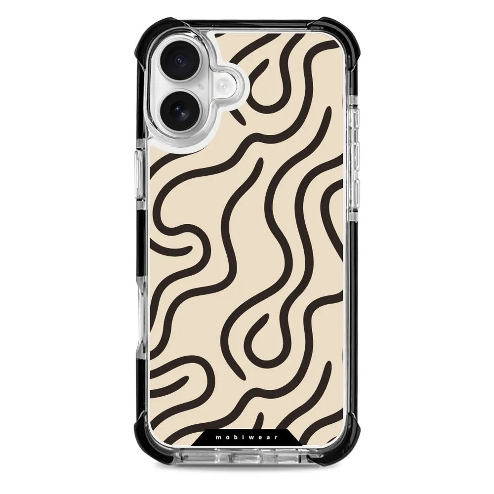 Odolný obal Mobiwear MagSafe Elite Bumper - Apple iPhone 16 Plus - DA60D Linky