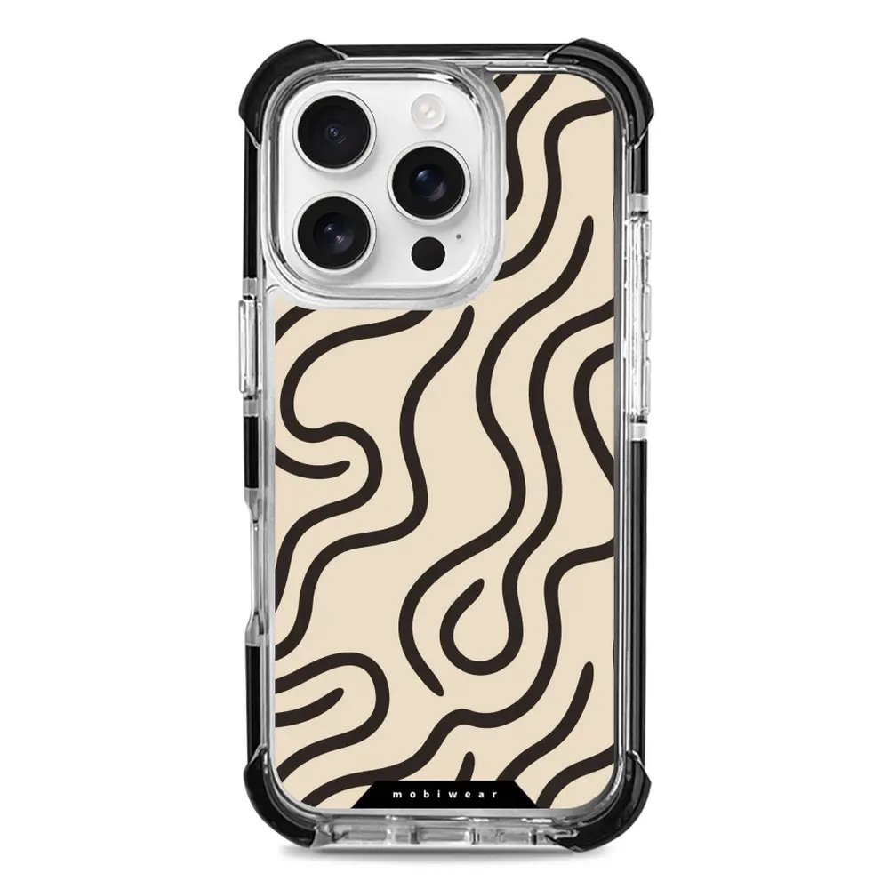 Odolný obal Mobiwear MagSafe Elite Bumper - Apple iPhone 16 Pro - DA60D Linky