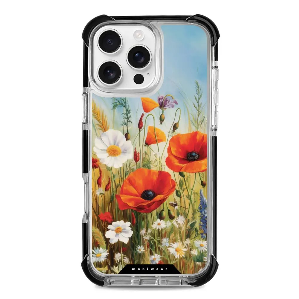 Odolný obal Mobiwear MagSafe Elite Bumper - Apple iPhone 16 Pro Max - D010D Letní louka