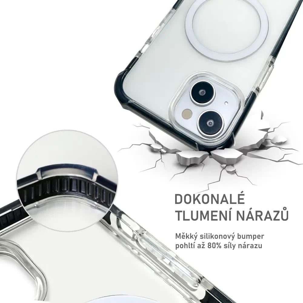 Odolný obal Mobiwear MagSafe Elite Bumper - Apple iPhone 17 Pro - D025D Sluneční oko