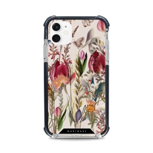Odolný obal Mobiwear MagSafe Elite Bumper - Apple iPhone 11 - D002D Rozkvetlá louka