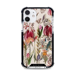 Odolný obal Mobiwear MagSafe Elite Bumper - Apple iPhone 12 - D002D Rozkvetlá louka