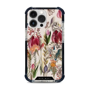 Odolný obal Mobiwear MagSafe Elite Bumper - Apple iPhone 13 Pro - D002D Rozkvetlá louka
